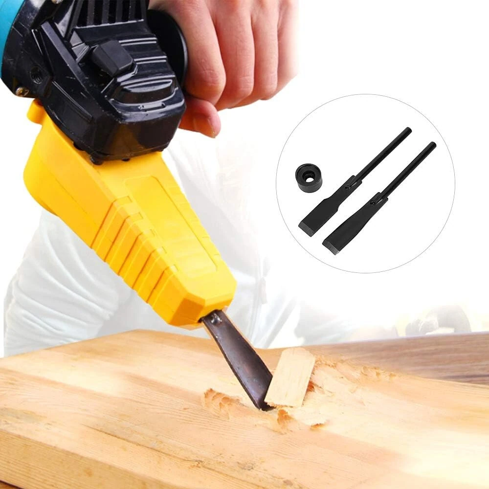 Electric Chisel - 200mm Stainless Steel Flat Cutter | Lightweight Plastic Handle for Woodworking & DIY
