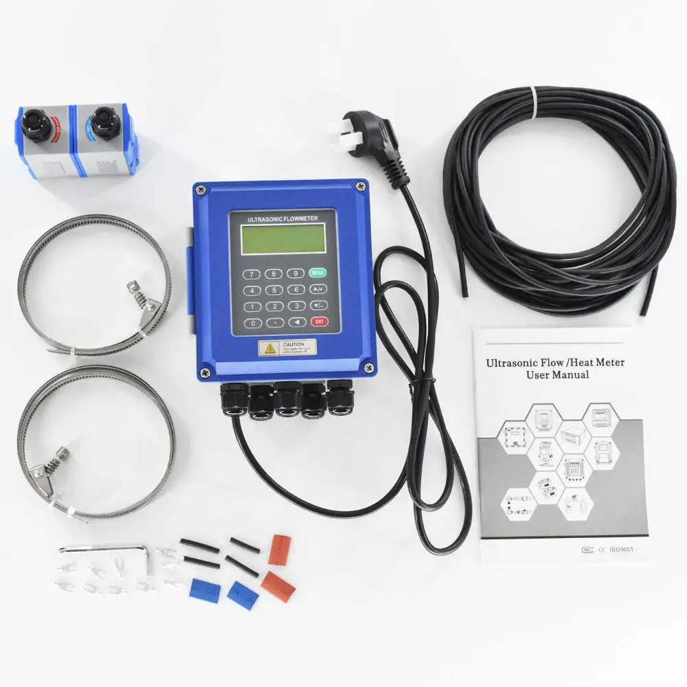 TUF-2000B Ultrasonic Flow Meter | DN50-700mm | Modbus RS485 | Wall-Mounted