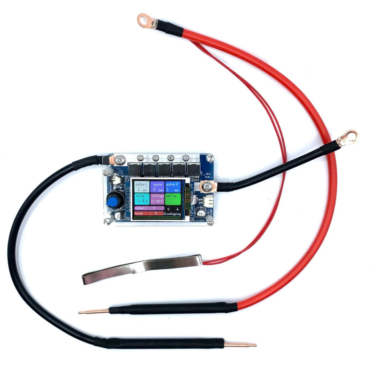Compact High Efficiency Aluminum Wire Welding Machine | Thickened Overcurrent Plate & Color Display | Ergonomic Handheld Design