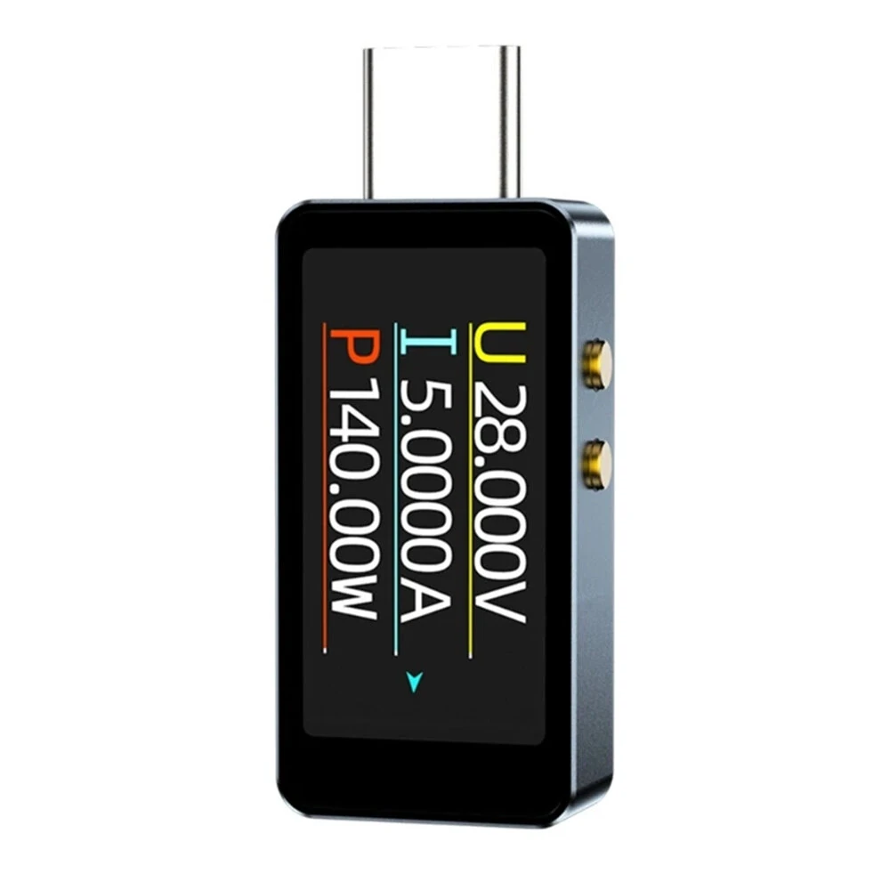Portable 4V-28V Type C Voltage Meter | INA226 Chip High Precision Battery Tester