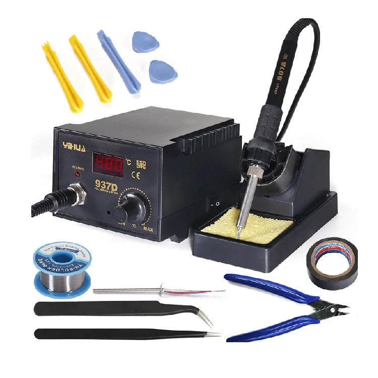 YIHUA 937D Digital Soldering Station - 220V/110V Temperature Control & ESD Safe