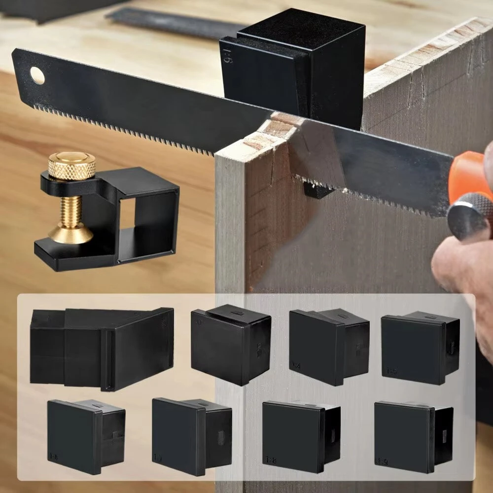 Woodworking Dovetail Gauge & Hand Saw Guide - 90-Degree Right Angle Tool for Precise Cuts