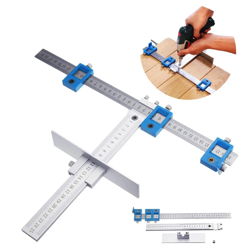 Kreg Aluminum Pocket Hole Jig - Drill Guide Cabinet Hardware Tool