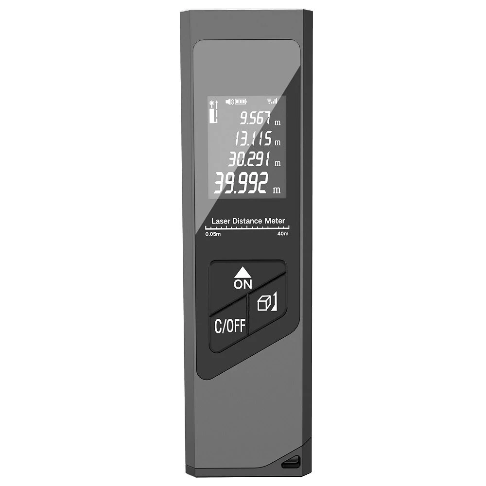 M3 Digital Laser Rangefinder | 40M Mini Distance Meter | IP54 Waterproof CNC Aluminum