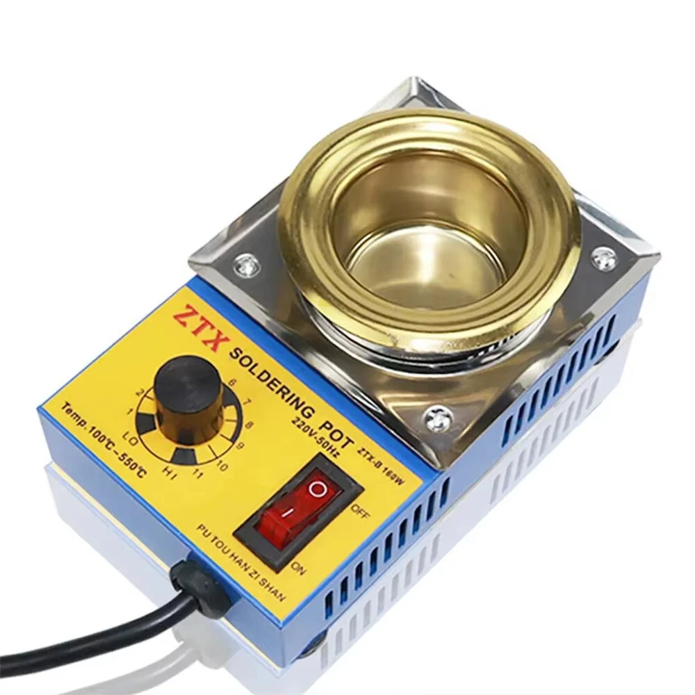 Adjustable Temperature Soldering Pot 160W | 100°C to 550°C | Fast Heating EU Plug