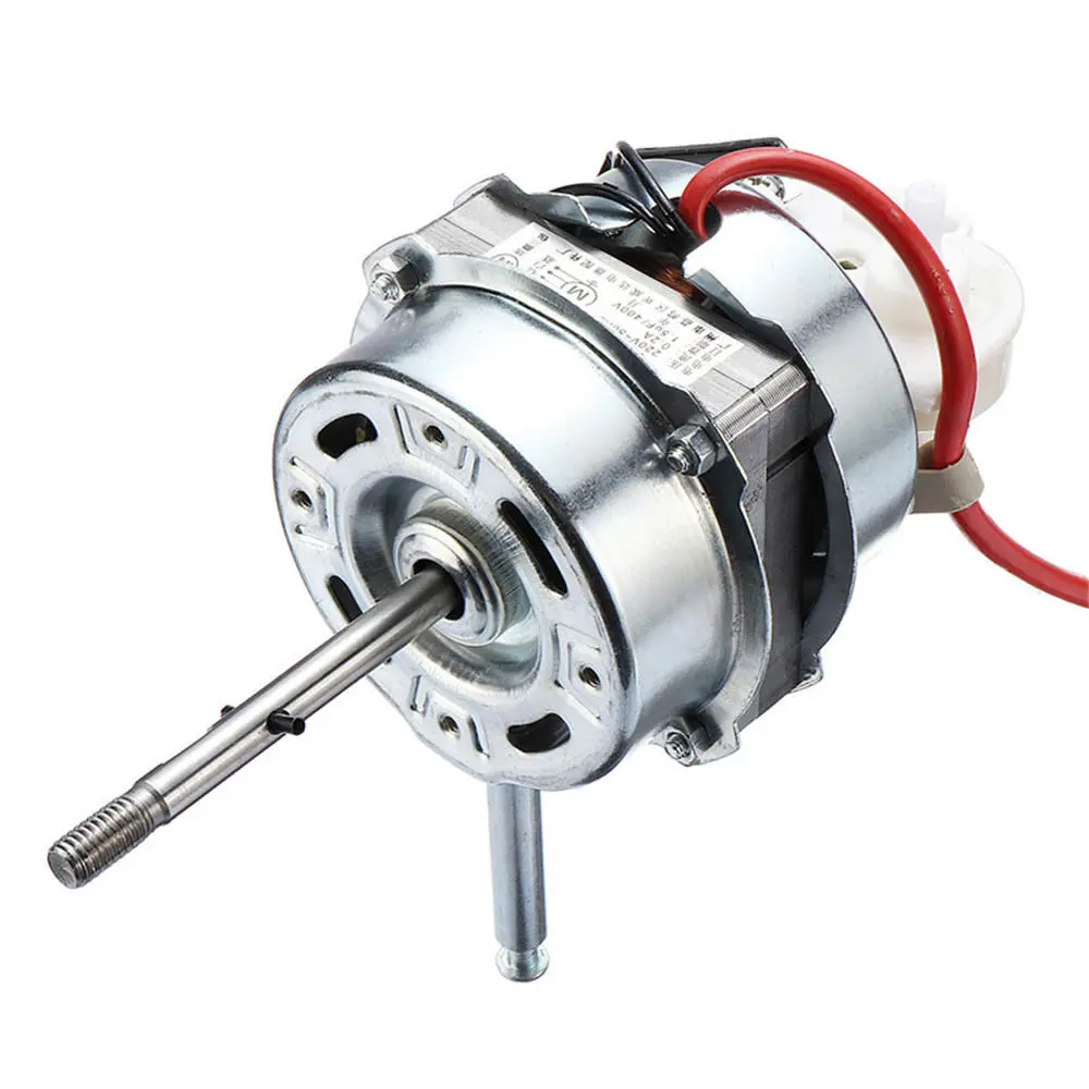 60W AC Condenser Fan Motor | 1250 RPM Double Rolling Bearing Shaft