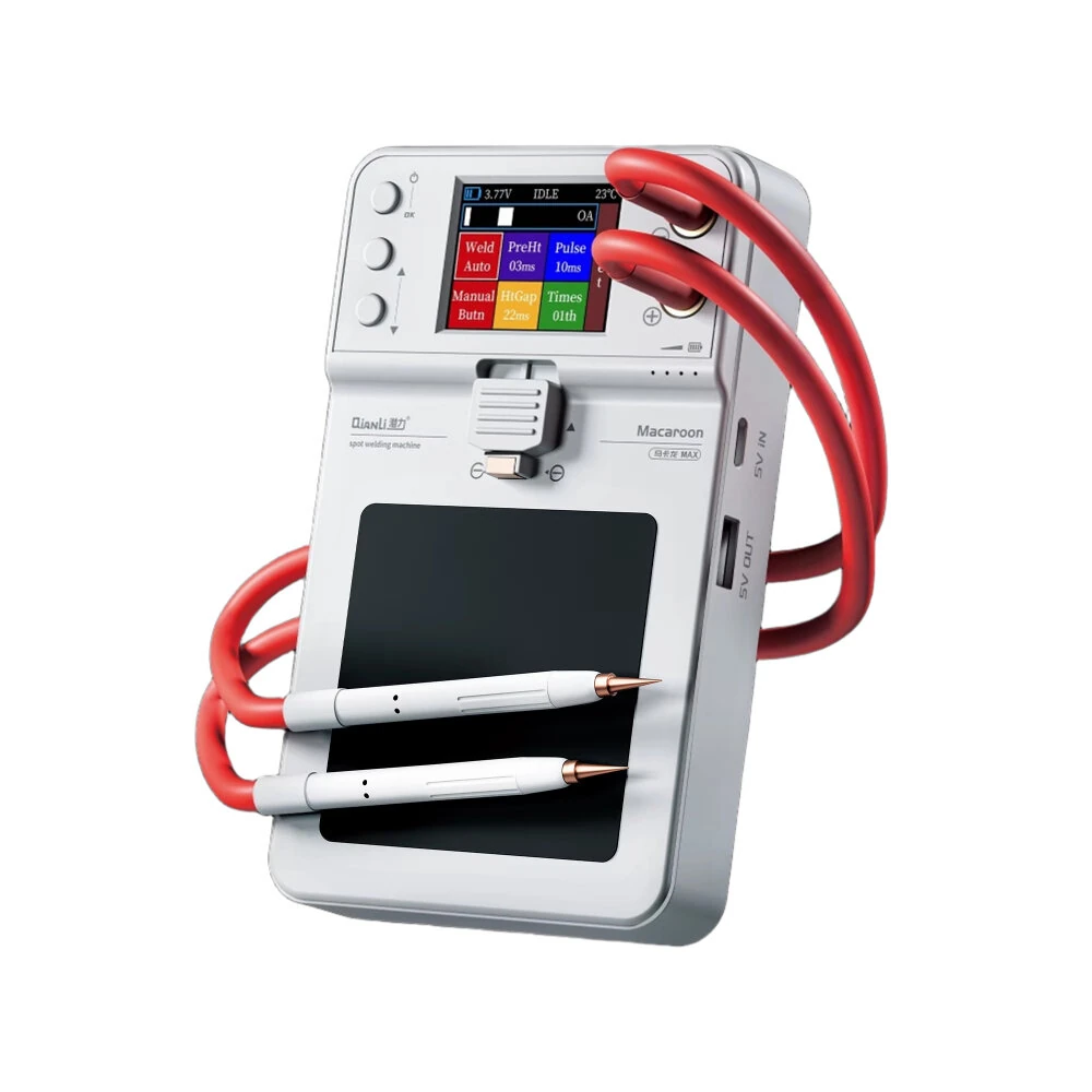 QianLi Macaroon Spot Welding Machine | Color Screen | Double Pulse Support