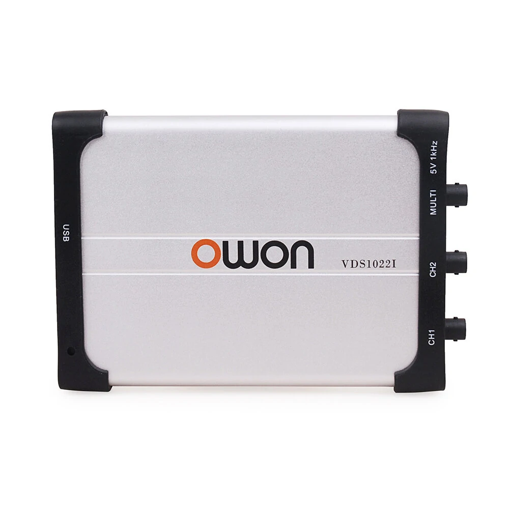 OWON VDS1022I USB Oscilloscope | 25MHz Bandwidth 100MSa/s | Portable PC-Based Scope