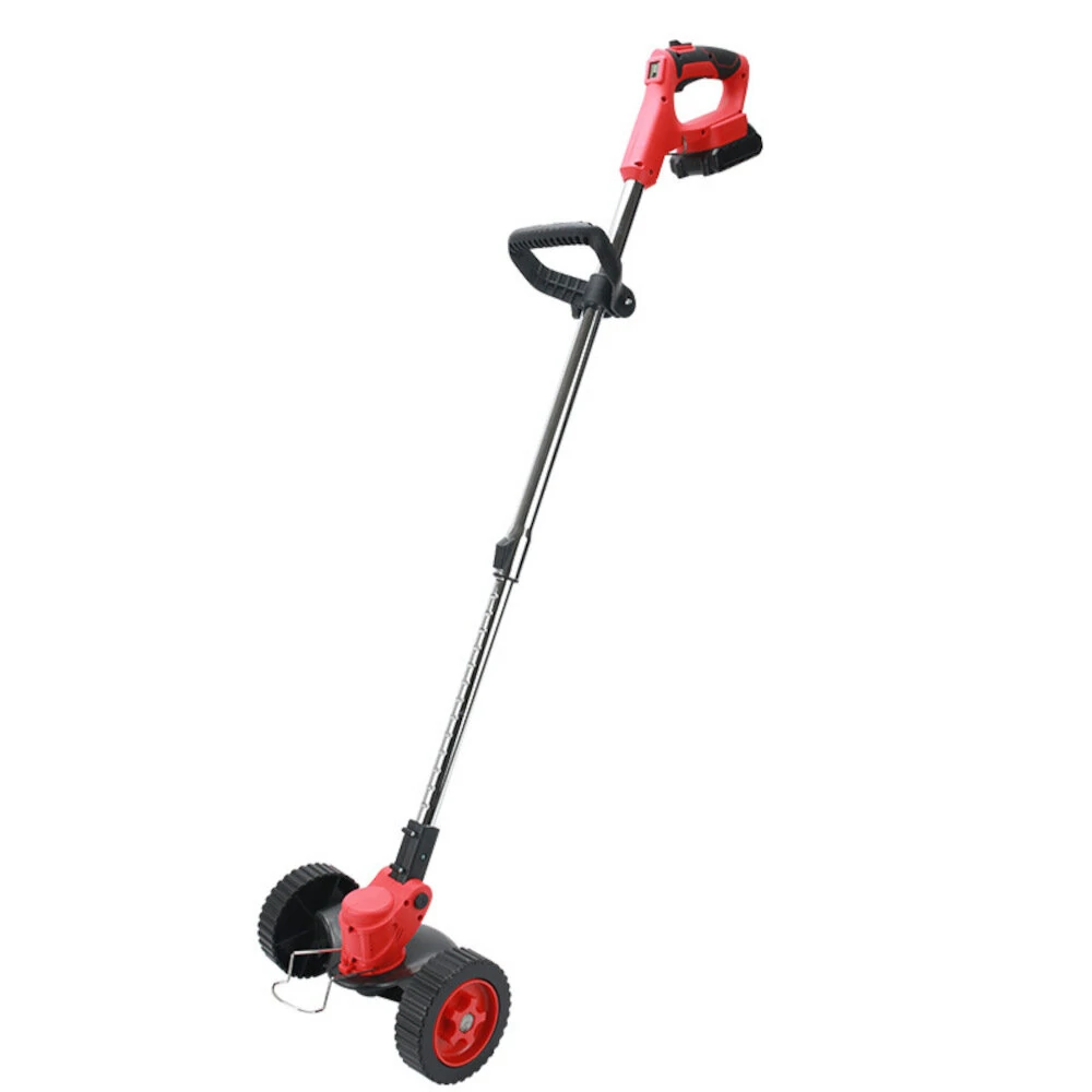 21V Cordless Grass Trimmer - 200W Electric Lawn Mower & Weed Trimmer