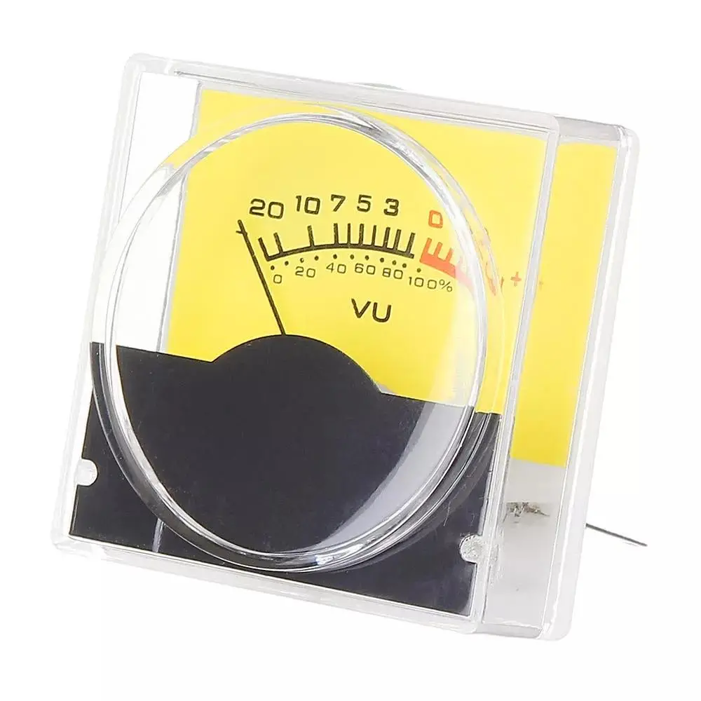 10Pcs VU Meter Amplifier DB Level Gauge - White LED Backlight | Table Pressure Meter