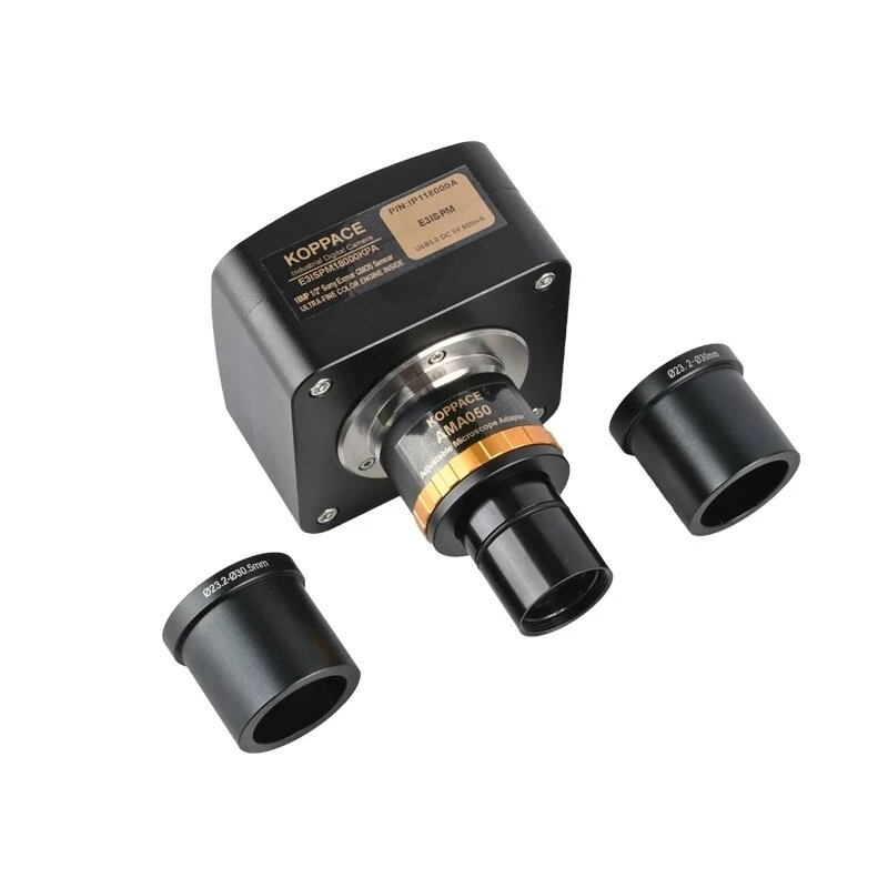 KOPPACE 18MP USB3.0 Microscope Camera | 0.5X Electronic Eyepiece | Adjustable Focus