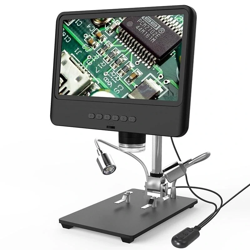 AD208S Digital Microscope | 8.5 LCD 1080P | 5X-1200X Magnification Soldering Tool