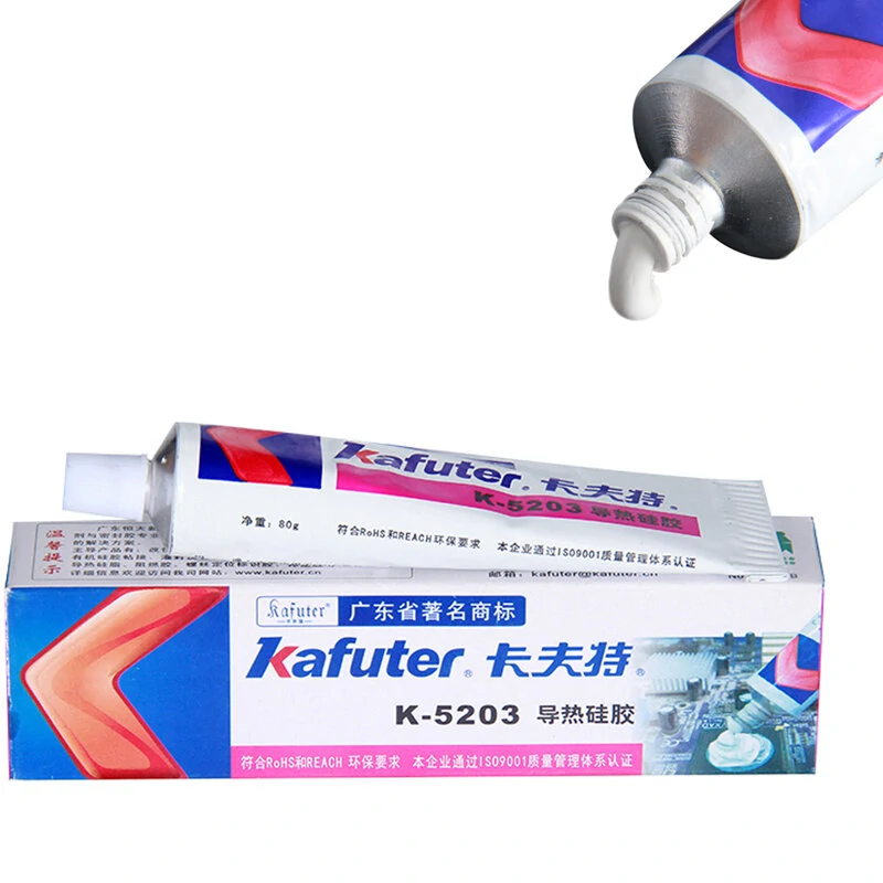 Kafuter K-5203 80g CPU Thermal Paste - Heatsink Silicone Grease Adhesive