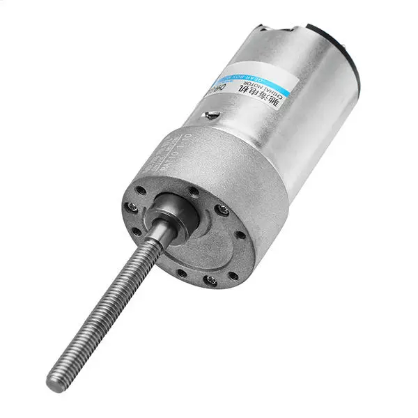 CHIHAI MOTOR 24V 350RPM DC Gear Motor | Screw Shaft Reduction Motor