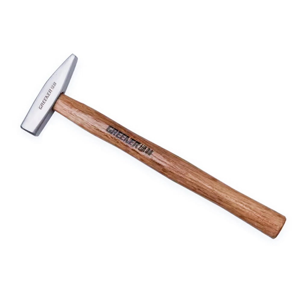 GREENER Carbon Steel Rock Pick Hammer - Geological Tool with Wood Handle