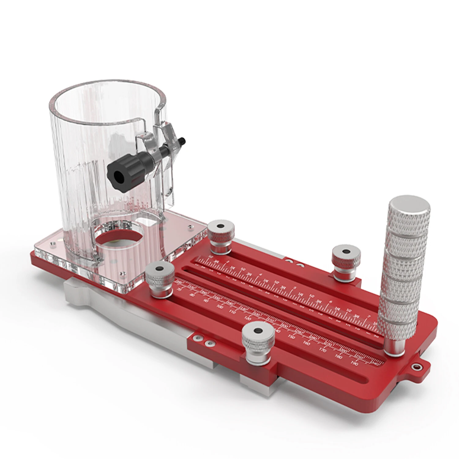 ENJOYWOOD Router Mortise Jig | Door Hinge Template & Guide Rail Adapter