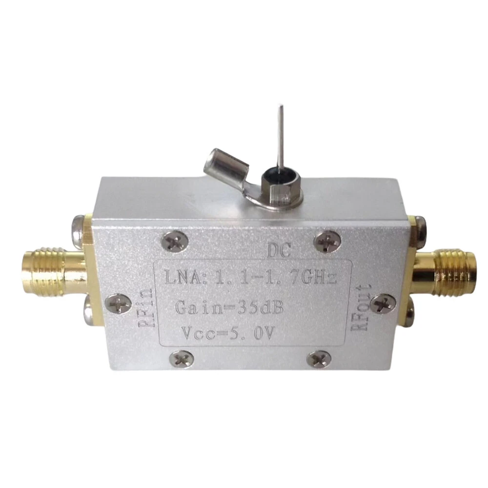 Wideband Low Noise Amplifier Module - 35dB Gain 0.6dB NF - 1.1-1.7GHz for GPS GLONASS Beidou