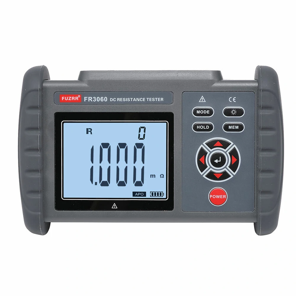 FR3060 Handheld DC Low Resistance Tester | 1uΩ Micro-ohm Meter with USB Data Upload