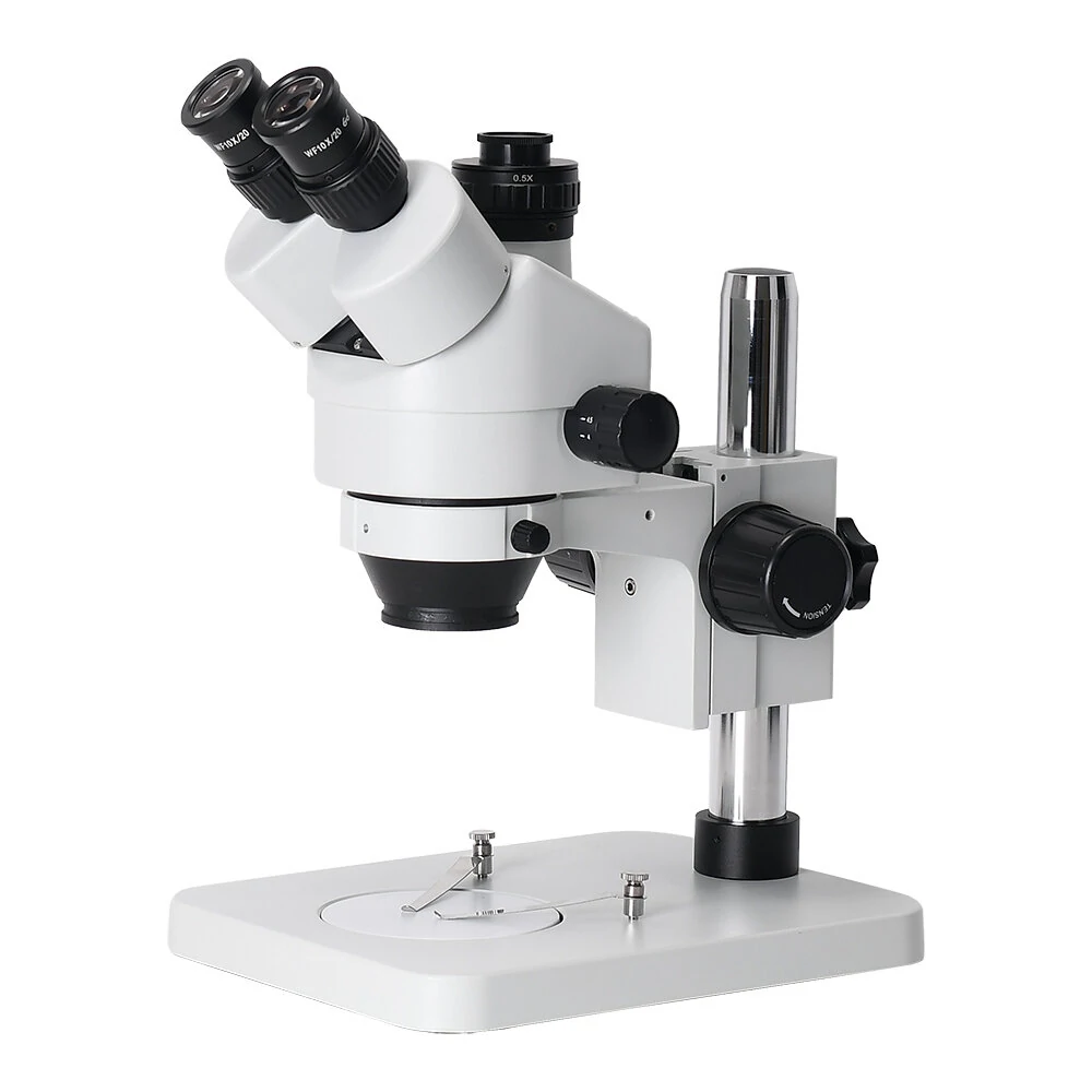 HAYEAR 7045 Simul-Focal Trinocular Stereo Microscope | 3.5-50X Magnification