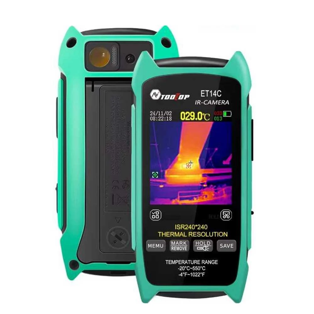 TOOLTOP ET14C+ Thermal Imager Camera | 2.8 Screen 240x240 IR | Home Electrical Fault Detection
