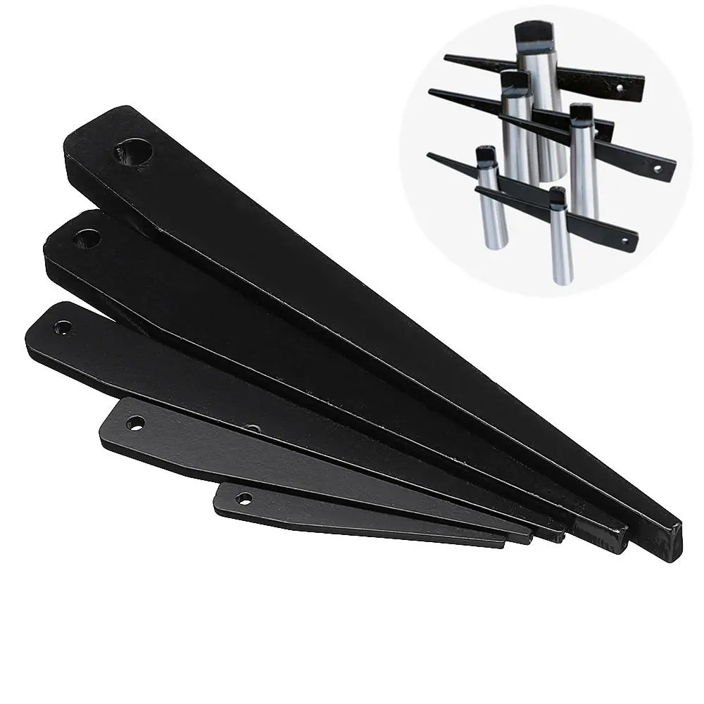 Morse Taper Ejector Drift Key - 5pcs Oblique Iron Set for Drill Chuck Sleeve