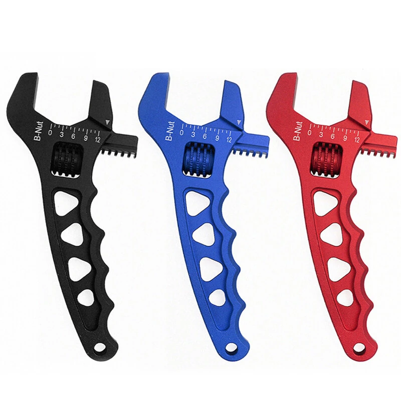 Universal AN3-12 Adjustable Wrench - Lightweight Aluminum & Corrosion-Resistant