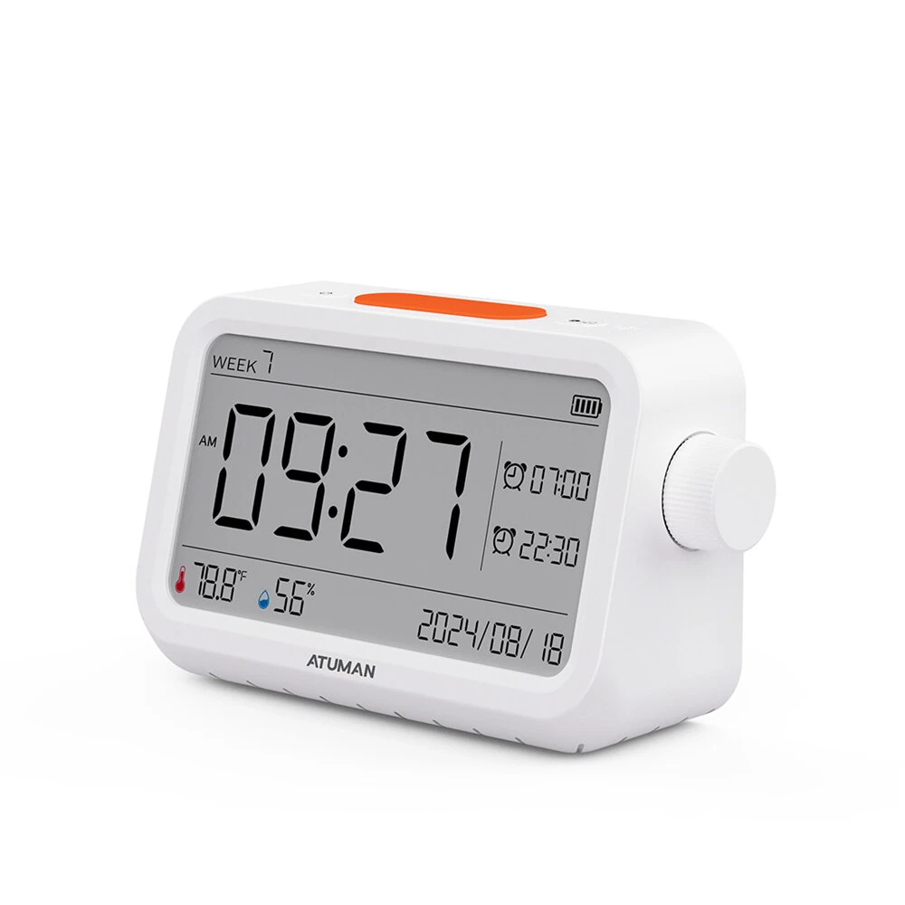 Atuman MT2 3-in-1 Alarm Clock Timer | -9.9°C~60°C LCD Hygrometer Thermometer