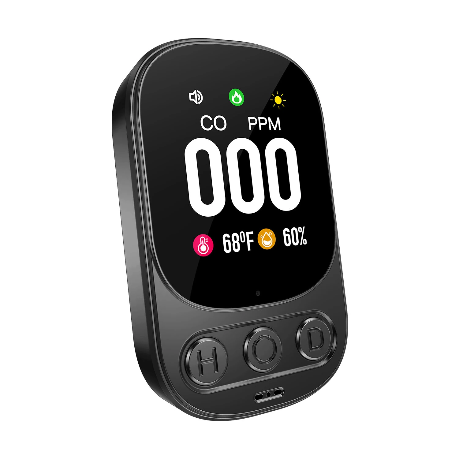 Direct Insertion Carbon Monoxide Monitor - 2.1 Inch Screen | 0-999ppm Real Time