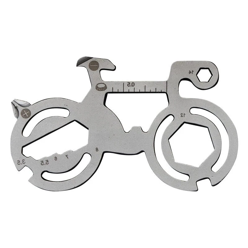 Multifunctional Tool Card | Stainless Steel EDC Gadget with 18 Repair Tools