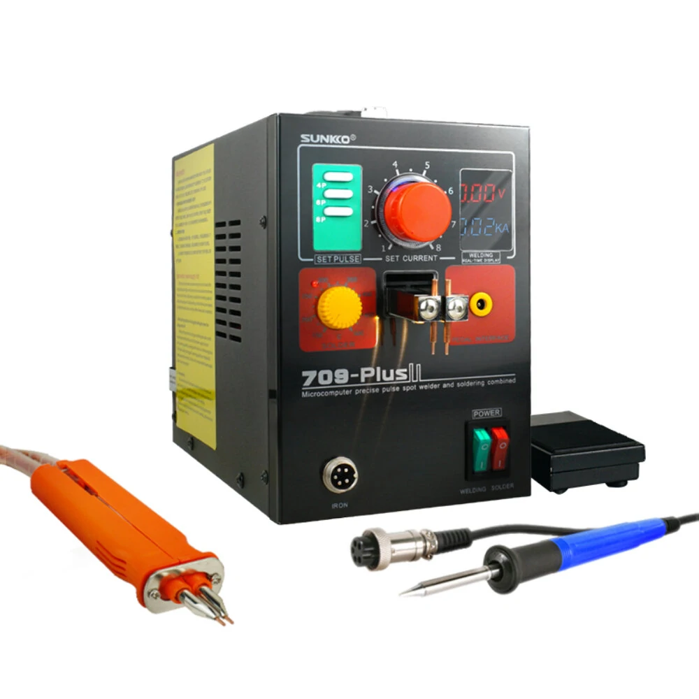 SUNKKO 709 Plus 4.3KW Spot Welder | 18650 Battery & Nickel Strip Welding Machine