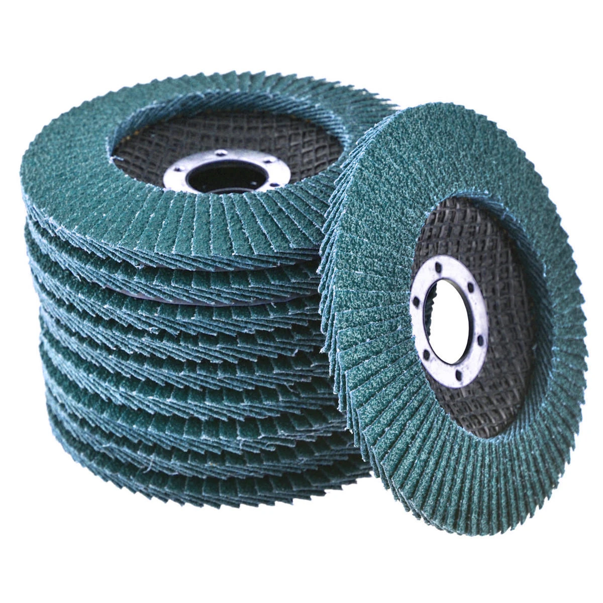 10pcs 115mm Flap Sanding Disc | 120 Grit Polishing Wheel for Angle Grinder
