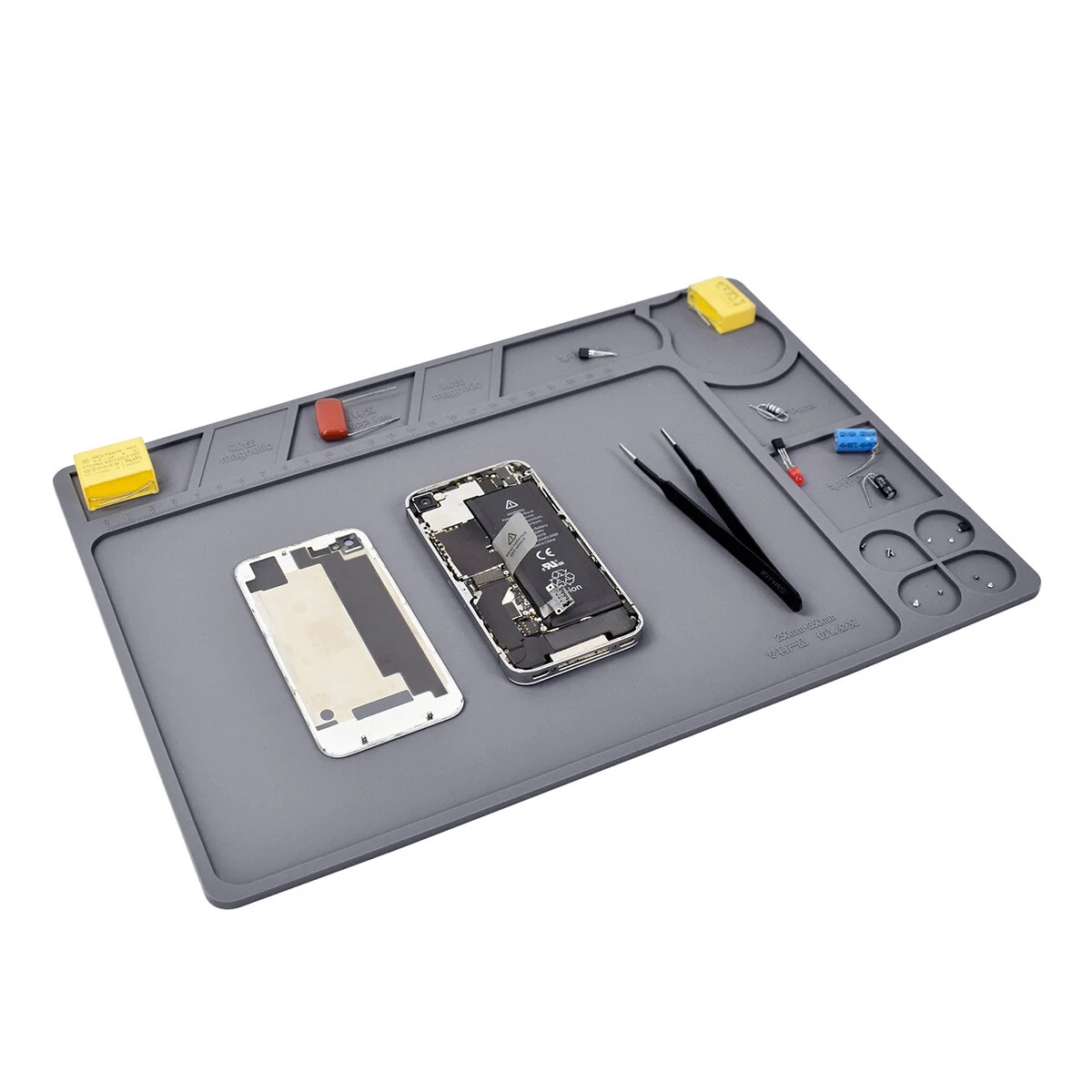 Silicone Soldering Mat - High Temperature Magnetic Non-Slip Welding Pad