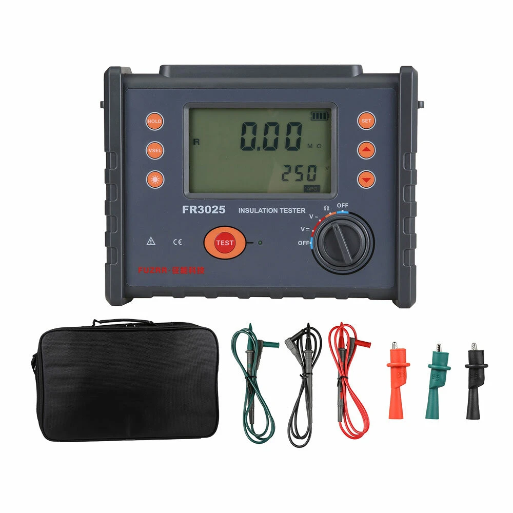 Megger FR3025 Insulation Resistance Tester - 2500V 200GΩ Megohmmeter