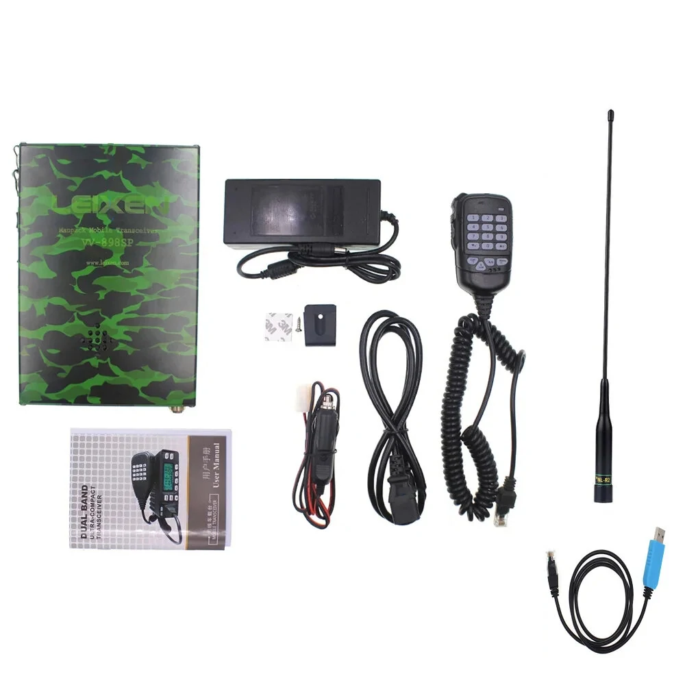 VV-898SP Dual-Band Mobile Radio | 25W 136-174/400-470MHz | 12000mAh Battery
