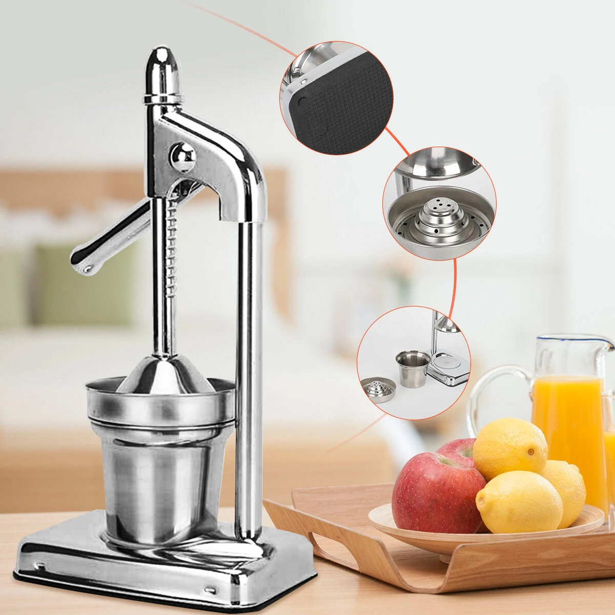 Hand Press Citrus Juicer - Orange Lemon Squeezer Extractor Kitchen Tool