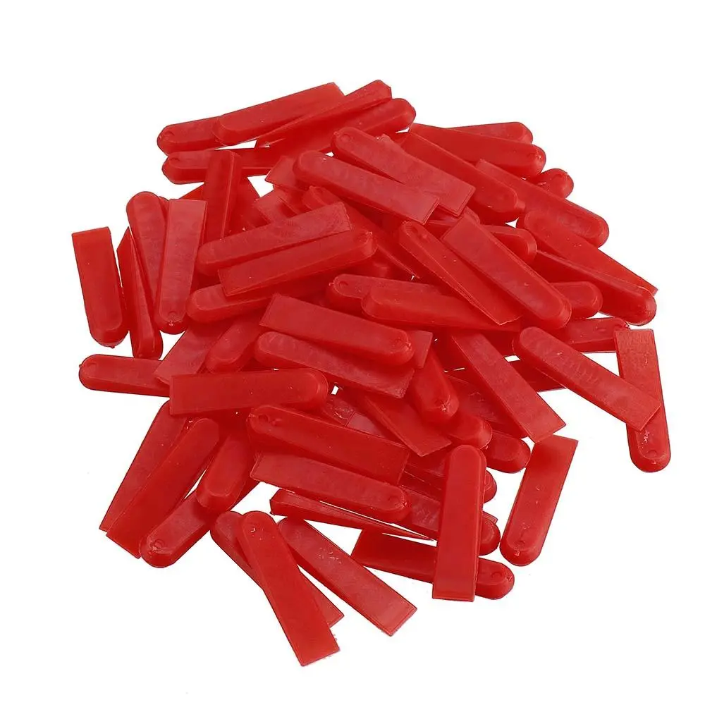 100pcs PVC Tile Leveling Spacers | 30x7.5x5mm U Shape Wedge for Surface-Leveling System
