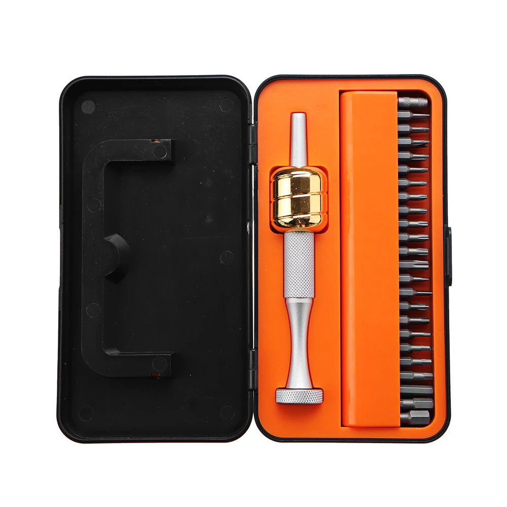 49Pcs Hex Shank Screwdriver Bits Set with Magnetic Handle | Rotating Energy Tool