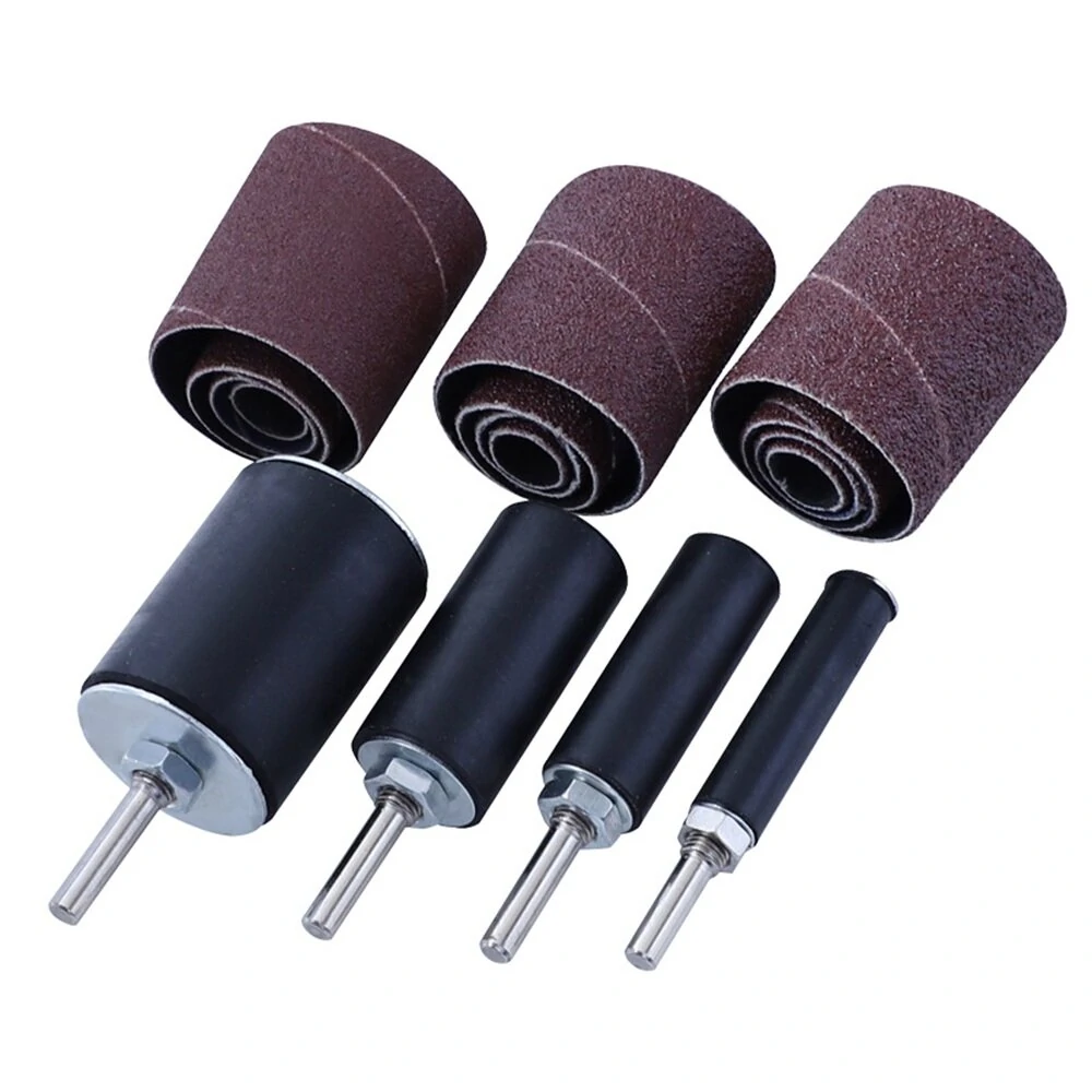 3M Sanding Wheel Kit - 16Pcs Sandpaper Bands for Metal & Wood Polishing