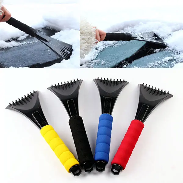 Portable Snow Shovel - EVA Handle Ice Scraper Tool for Car & Garden