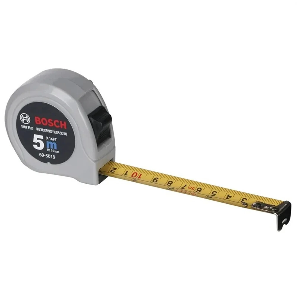 5M Steel Tape Measure | Self-Locking & Anti-Drop | Dual Unit Scale for Accuracy