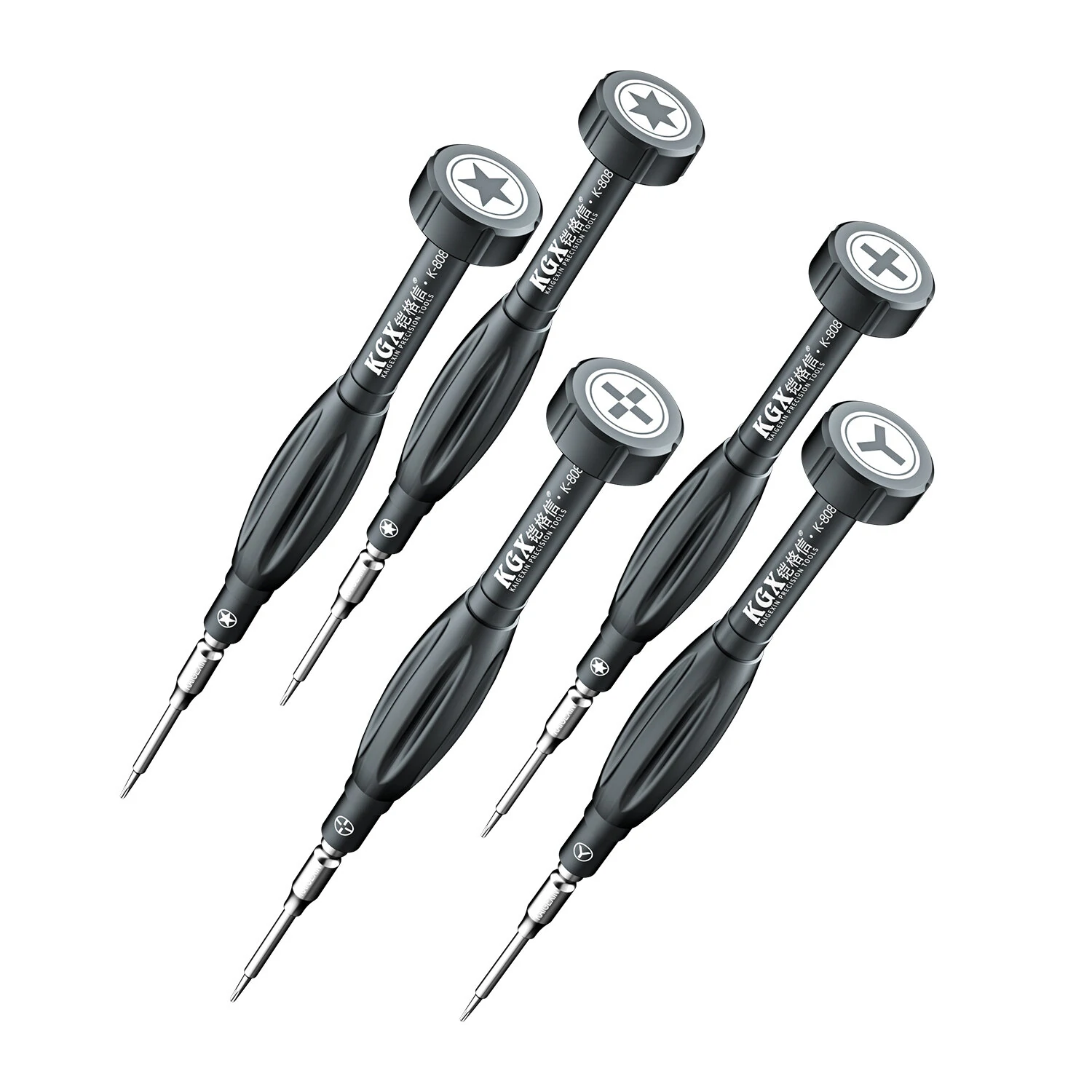 KGX 2D Magnetic Precision Screwdriver Kit - Aluminum Alloy Hand Screw Driver