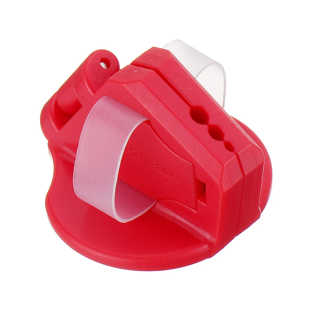 Red Magnetic Safety Nailer - ABS Finger Guard for Hammering Nails | Drill Attachment