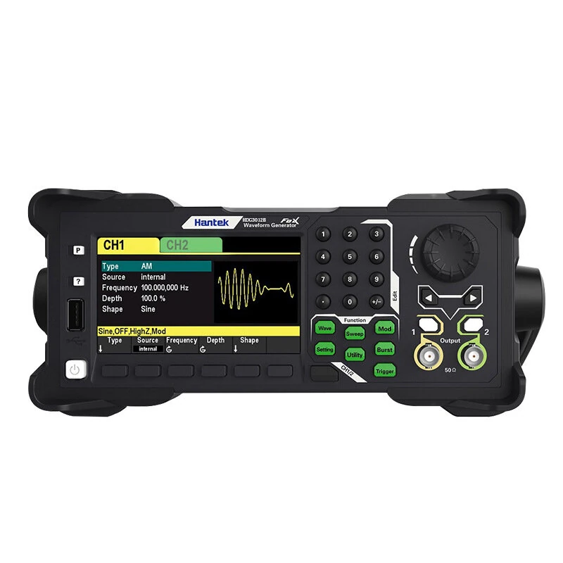 Hantek HDG3012B 5-in-1 Arbitrary Waveform Generator | 300MSa/s 16-Bit Signal Generator