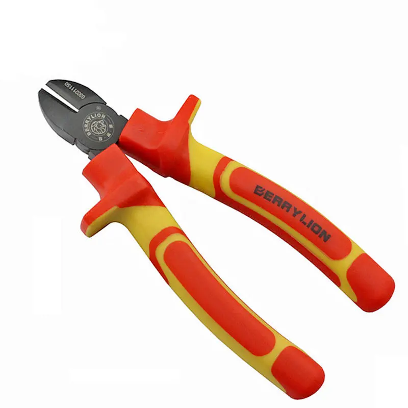 BERRYLION 6 Inch 150mm VDE Insulated Diagonal Wire Cutters | CR-V Steel