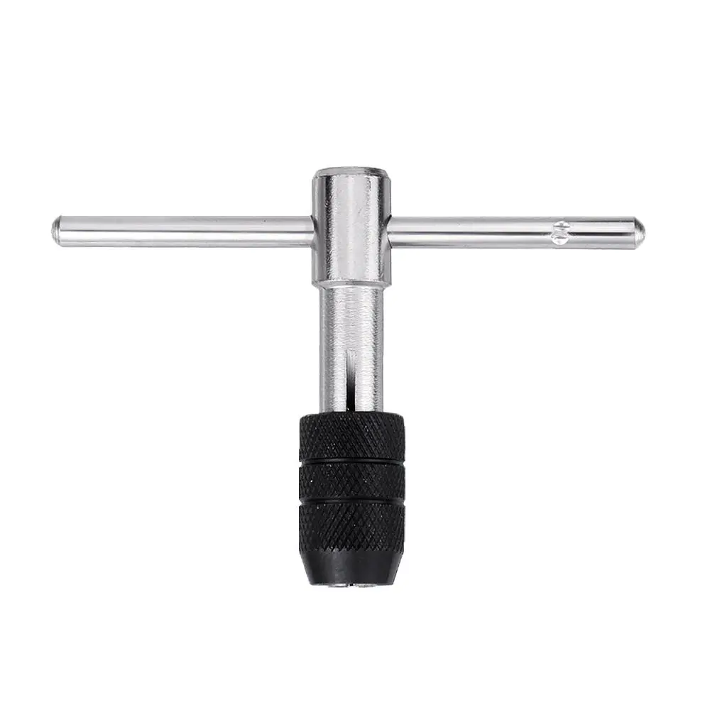 T-Handle Screw Tap Wrench - Chuck Type Hand Tapping Tool M3-M12