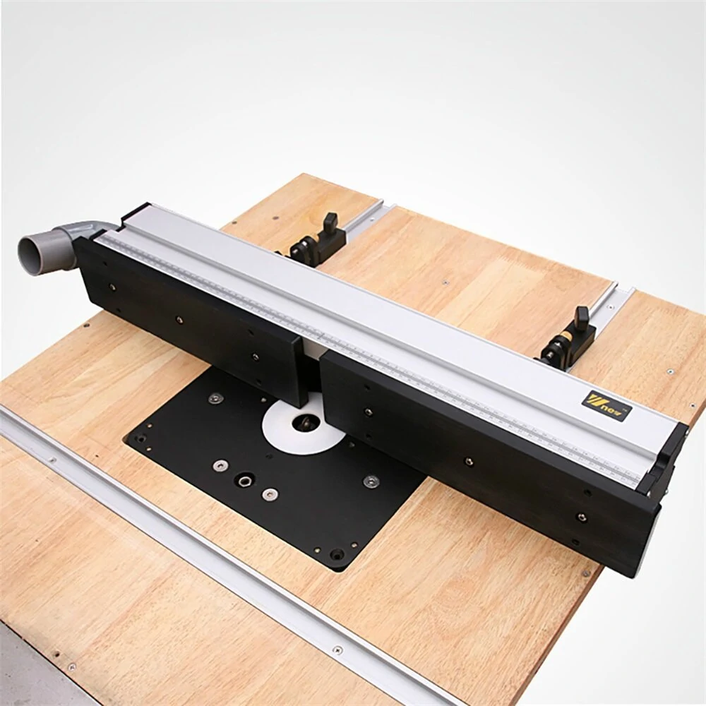 Wnew Aluminium Router Table Fence with Sliding Brackets | Profile Fence for Woodworking