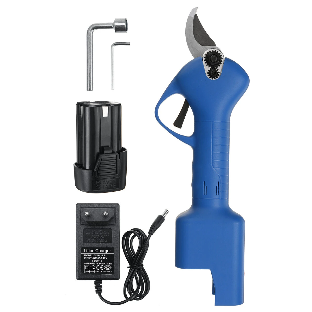 Doersupp 16.8V Cordless Branch Scissors - 25mm Pruning Shears with Battery