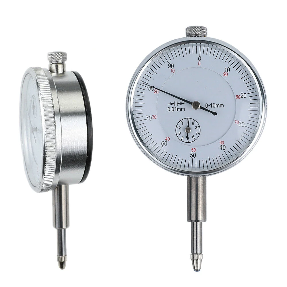 ETOPOO Mechanical Dial Test Indicator Gauge 0-10mm | 0.01mm Precision with Magnetic Base