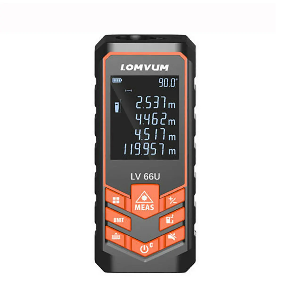 Bosch Laser Distance Meter - 120M Range Finder with Auto Level Digital Measure