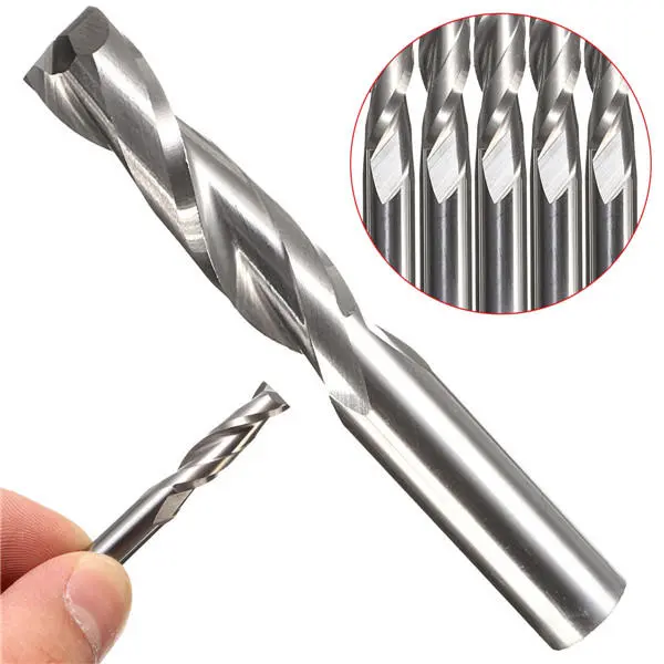6x22mm Double Flute Spiral CNC End Mill Cutter | 2 Flute Milling Cutter